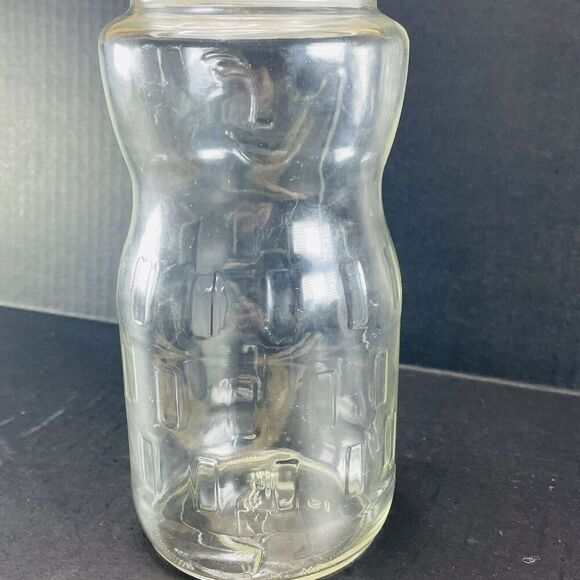 Mr Peanut Glass Jar Planters Peanuts 75th Birthday Anniversary Vintage With Lid - Picture 7 of 11